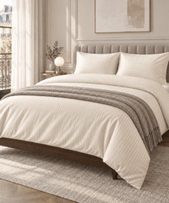 Deluxe Plain Duvet Cover Set – Solid Pattern