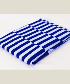 Premium Tablecloth – Navy Blue Stripes - Image 3