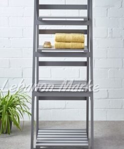 Premium Wooden Folding Ladder Shelf – 4 Layers - Image 11