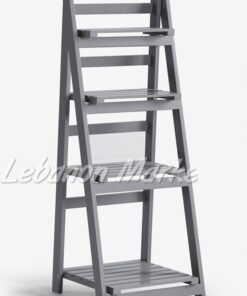 Premium Wooden Folding Ladder Shelf – 4 Layers - Image 10