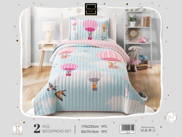 Premium Kids Bedspread Set – Sky Mobile