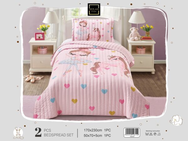 Premium Kids Bedspread Set – Dance Girl