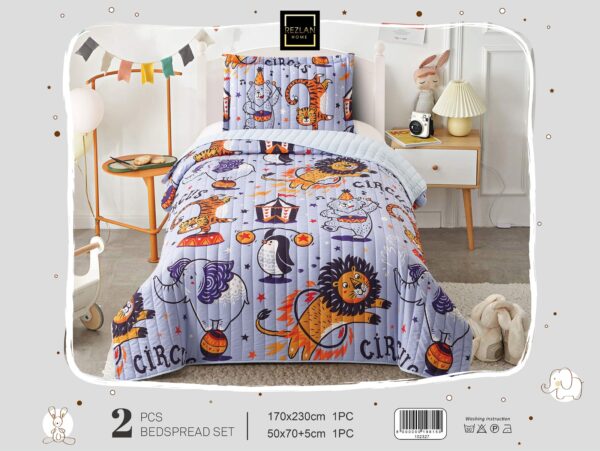 Premium Kids Bedspread Set – Zoo