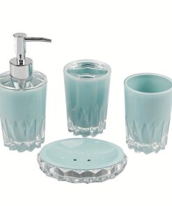 Premium Bathroom Accessories Set 4 Pieces – Modern
