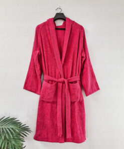 Premium Plain Bathrobe – Lily - Image 4