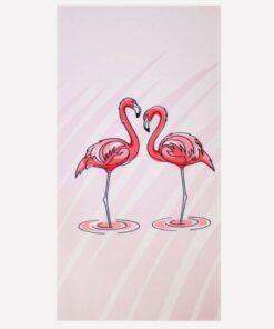 Premium Beach Towel - Flamingo