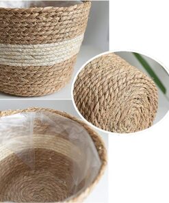 Multi-Purpose Woven Wicker Basket - Set of 3 - Image 2
