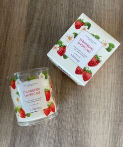 Premium Scented Candle - Strawberry Shortcake