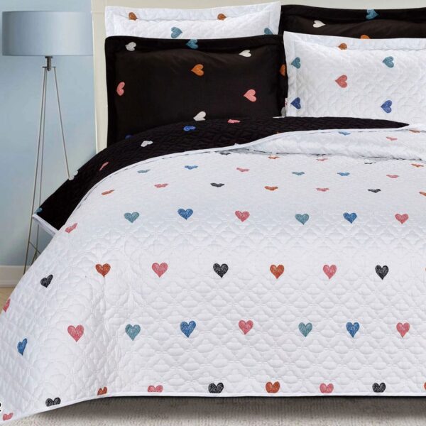 Deluxe Bedspread Set – Hearts