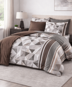 Deluxe Duvet Cover Set –  Grid
