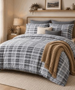 Deluxe Duvet Cover Set – Black & Gee