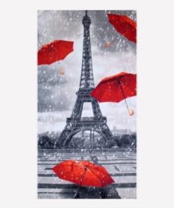 Premium Beach Towel - Paris