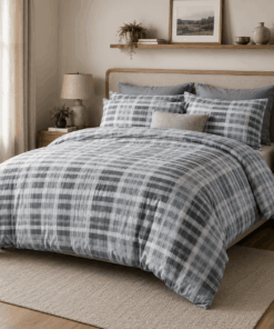 Deluxe Duvet Cover Set – Black & Gee