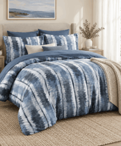 Deluxe Duvet Cover Set –  Modern Stripes