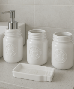 Premium Bathroom Accessories Set 4 Pieces -Jorn