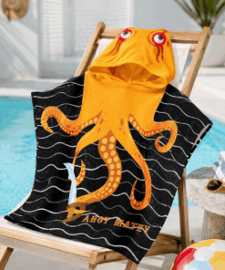 Kids Beach Towel  – Octopus