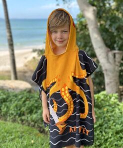 Kids Beach Towel  – Octopus