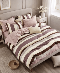 Deluxe Duvet Cover Set - Stripy