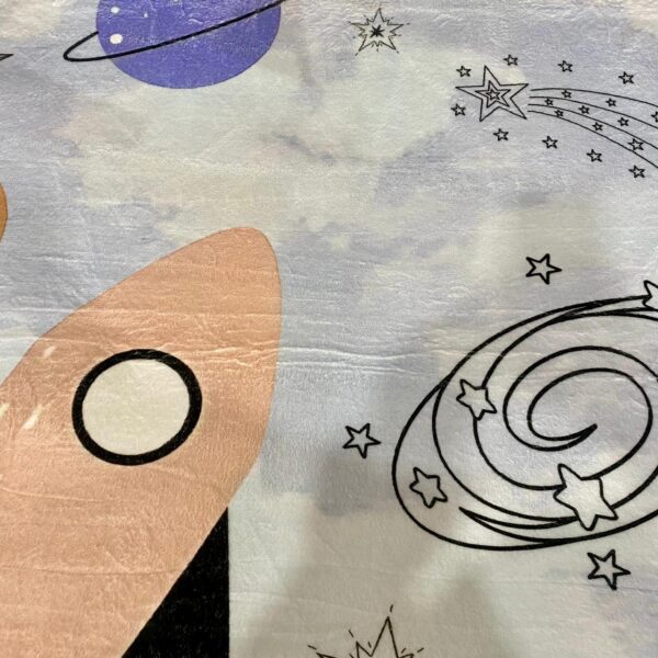 Kids Throw blanket - Universe - Image 2