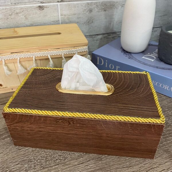 Luxurious Tissue Box – Goldy Line