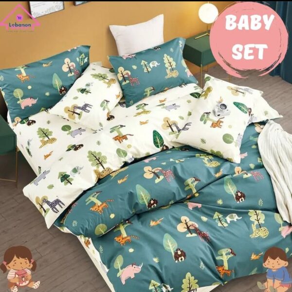 Premium Baby Duvet Cover Set – Forest