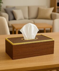 Luxurious Tissue Box – Goldy Line