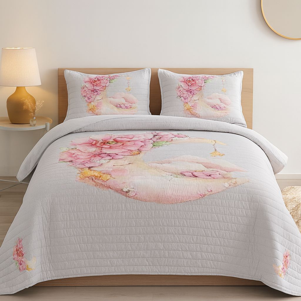 3D Duvet Cover Set – Moon