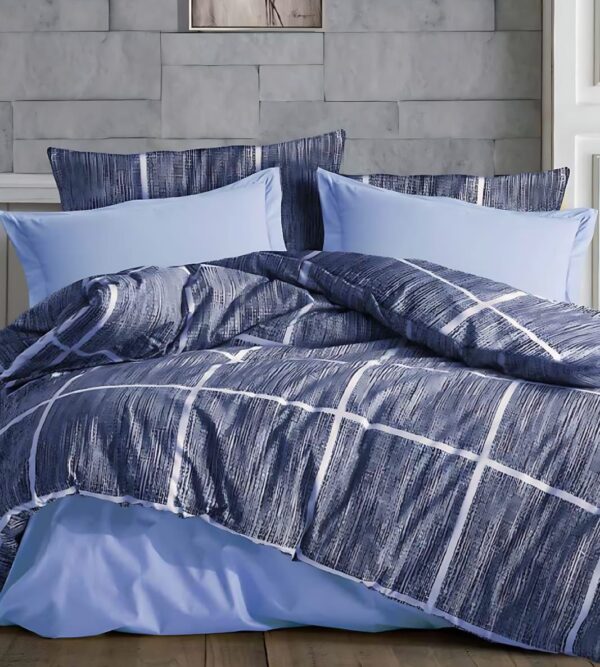 Deluxe Cotton Duvet Cover Set – Uni Navy