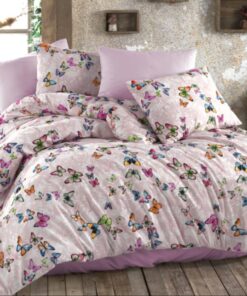 Deluxe Cotton Duvet Cover Set – Butterfly