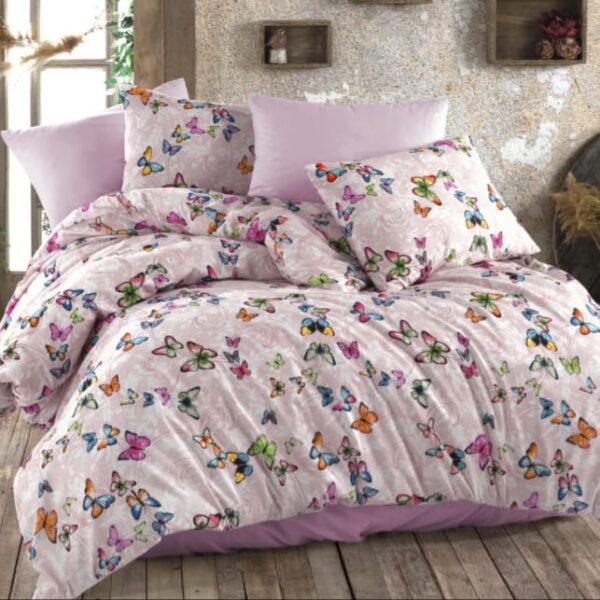 Deluxe Cotton Duvet Cover Set – Butterfly