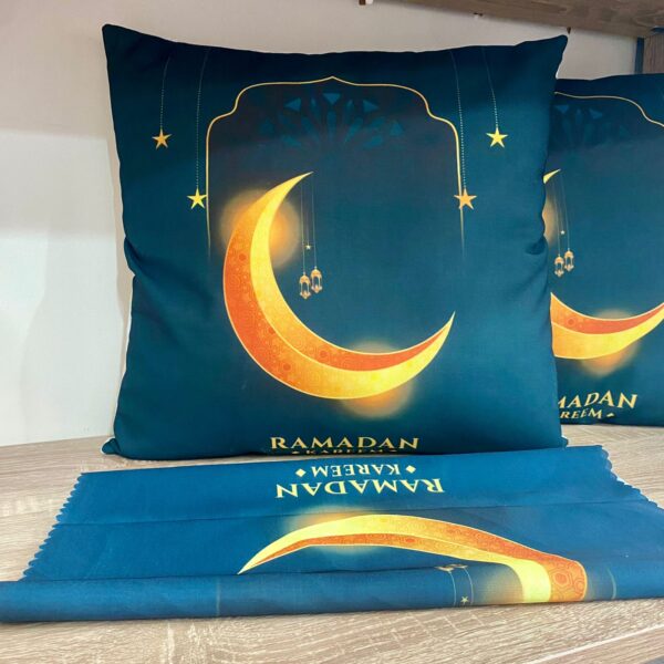 Premium Sheet & 2 Pillow case  -  Ramadan Crescent