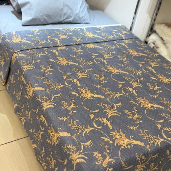 Pique Summer Blanket - Gold Floral