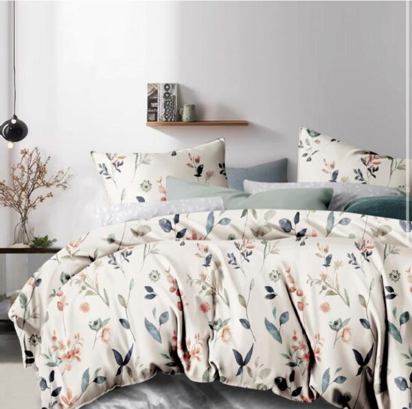 Deluxe Duvet Cover Set – Serenity Leaves