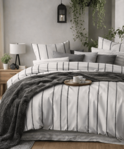 Deluxe Duvet Cover Set – Lines