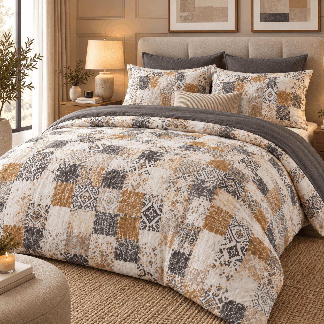 Deluxe Cotton Duvet Cover Set – Bella