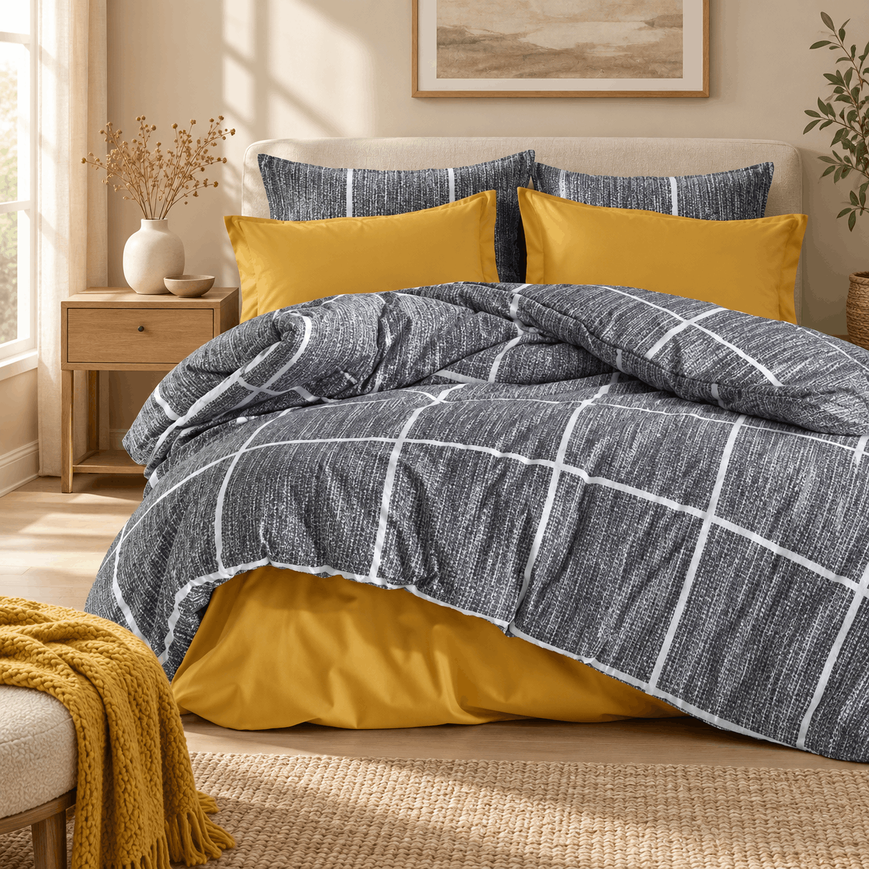 Deluxe Cotton Duvet Cover Set – Candan