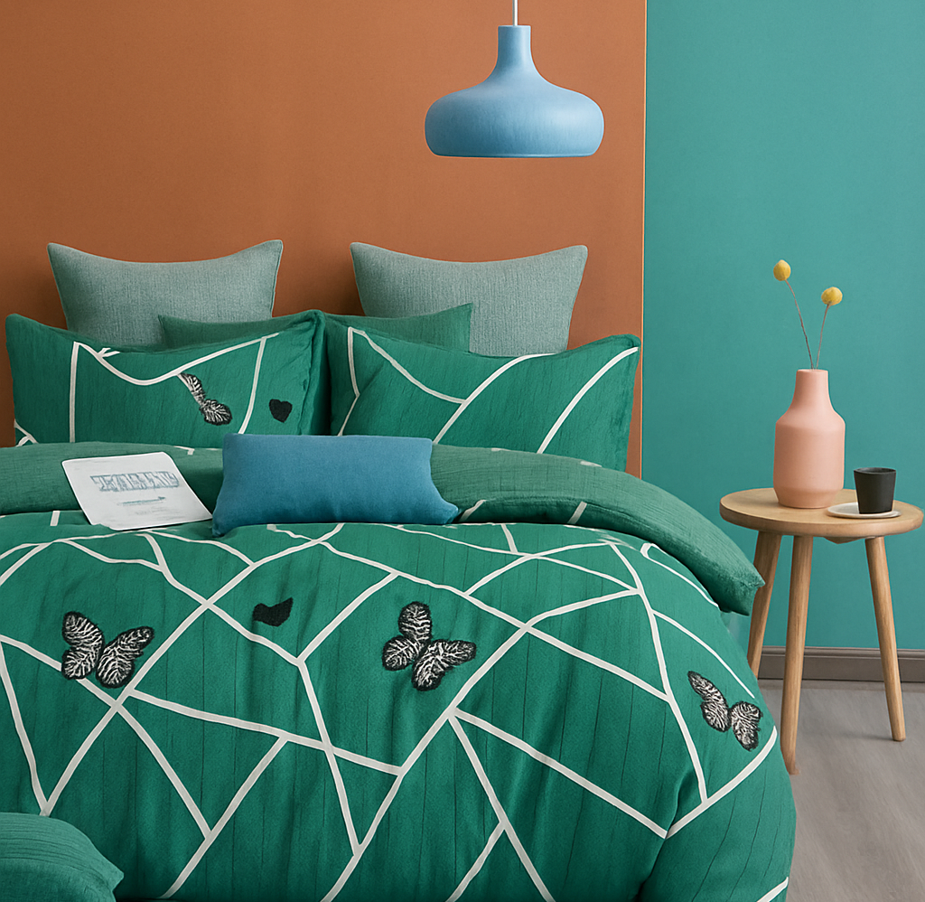 Premium Comforter Set – Greeny Flies