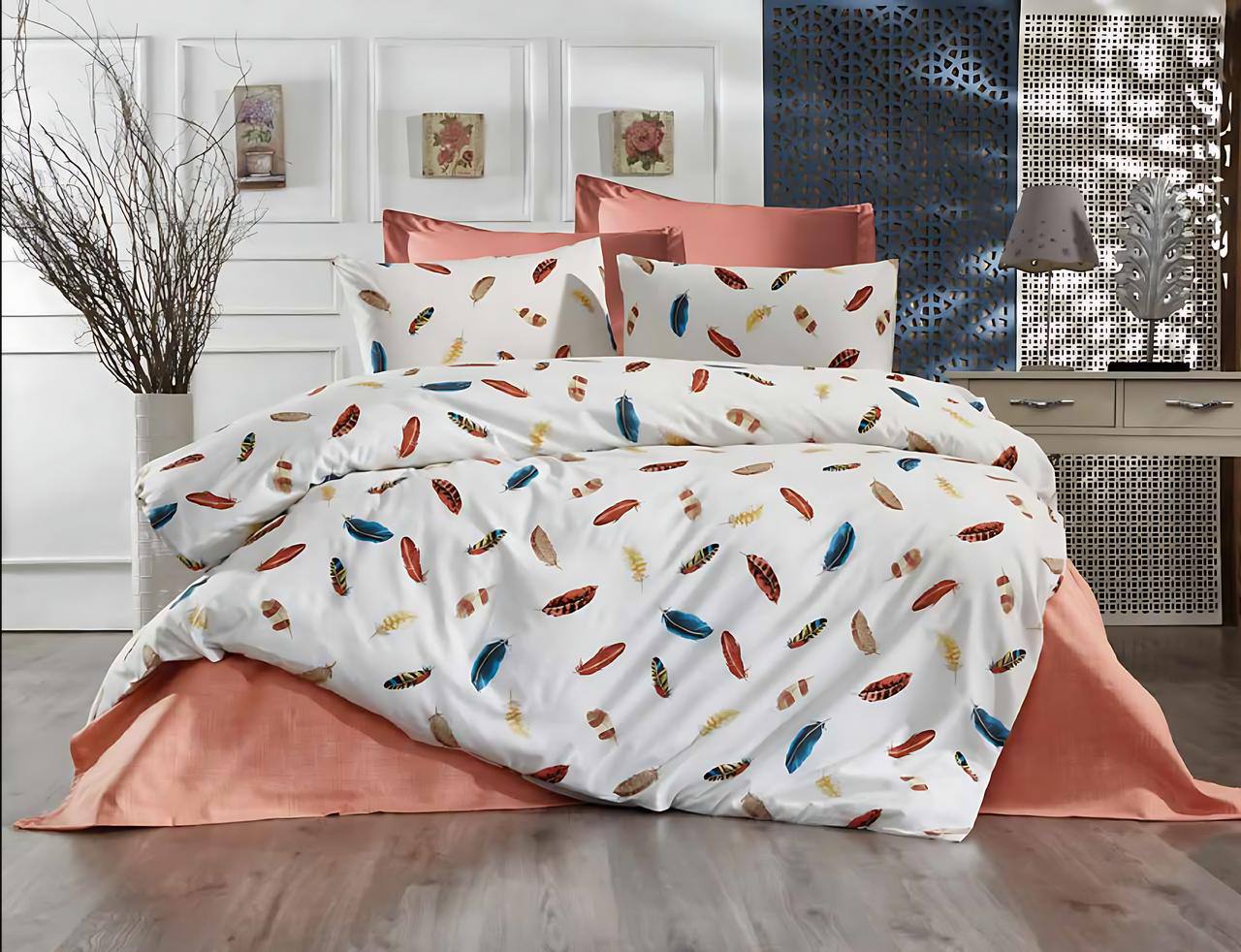 Deluxe Cotton Duvet Cover Set – Wings