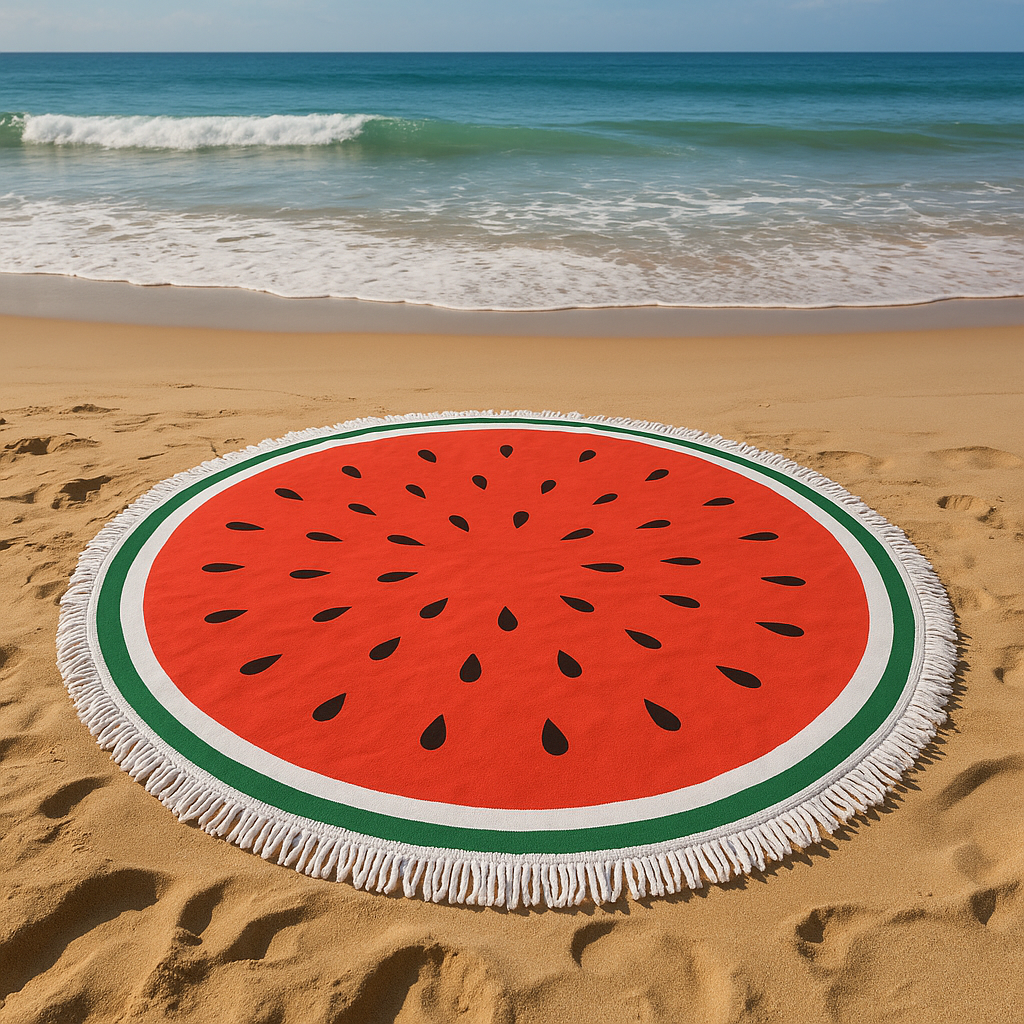 Premium Beach Towel - WaterMelon