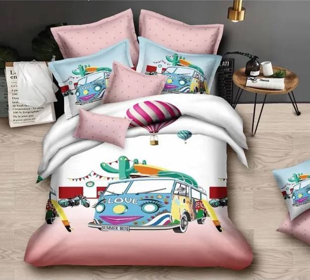 Deluxe Duvet Cover Set – Love Bus