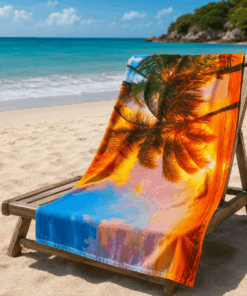 Premium Beach Towel - SunRise