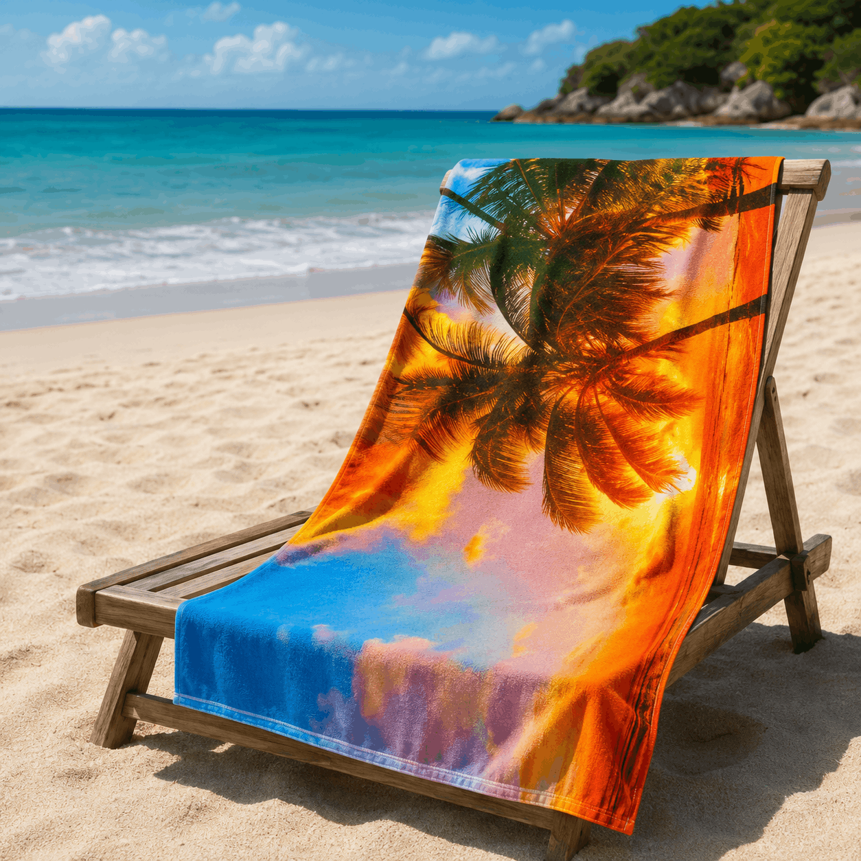 Premium Beach Towel - SunRise