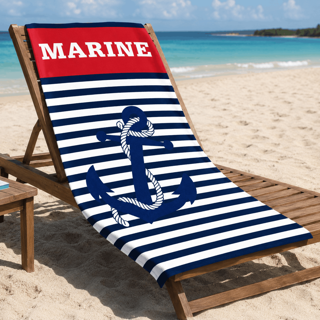 Premium Beach Towel - Marine