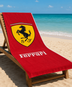 Premium Beach Towel - Ferrari