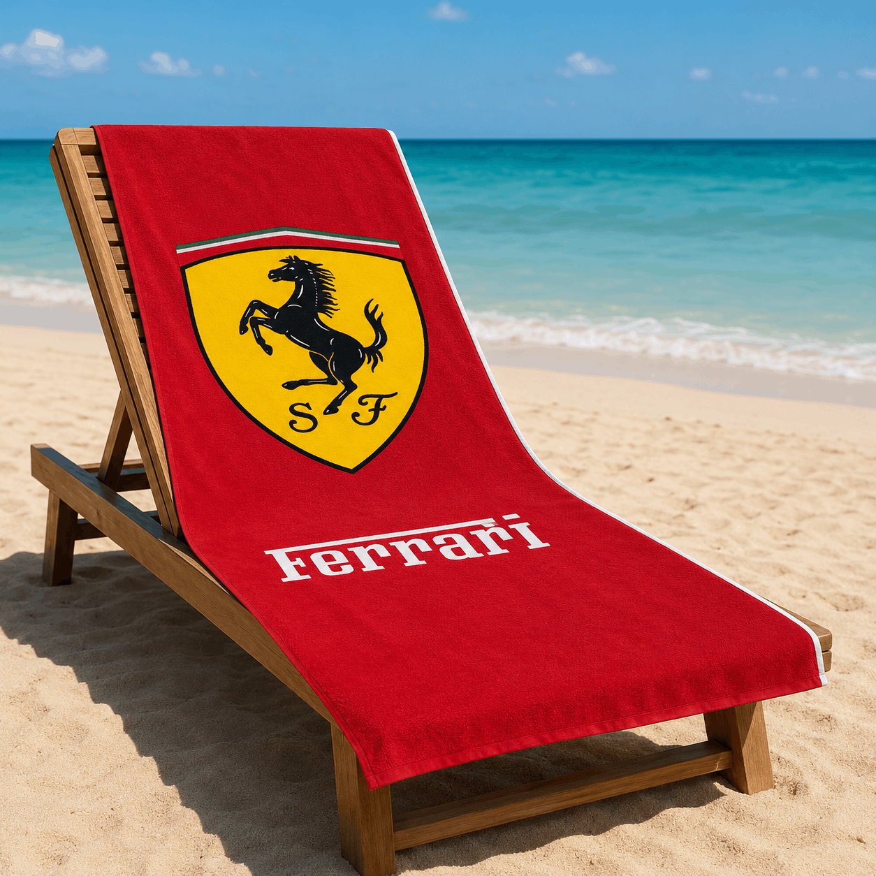 Premium Beach Towel - Ferrari