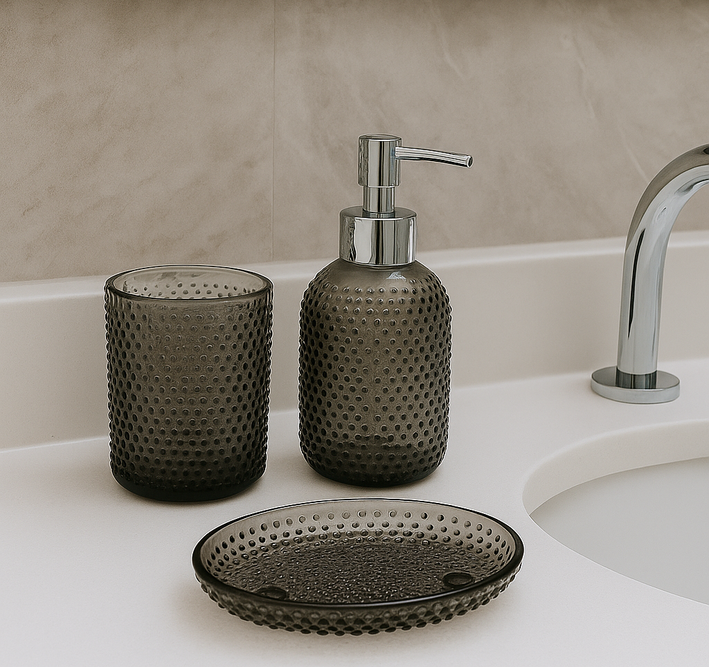 Premium Bathroom Accessories Set 3 Pieces - Points