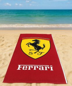 Premium Beach Towel - Ferrari