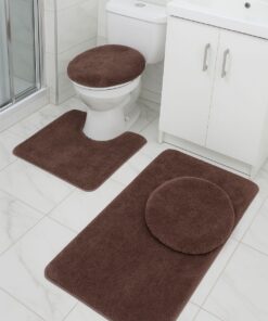 Bath Mat Set of 3  - Plain