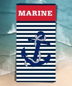 Premium Beach Towel - Marine