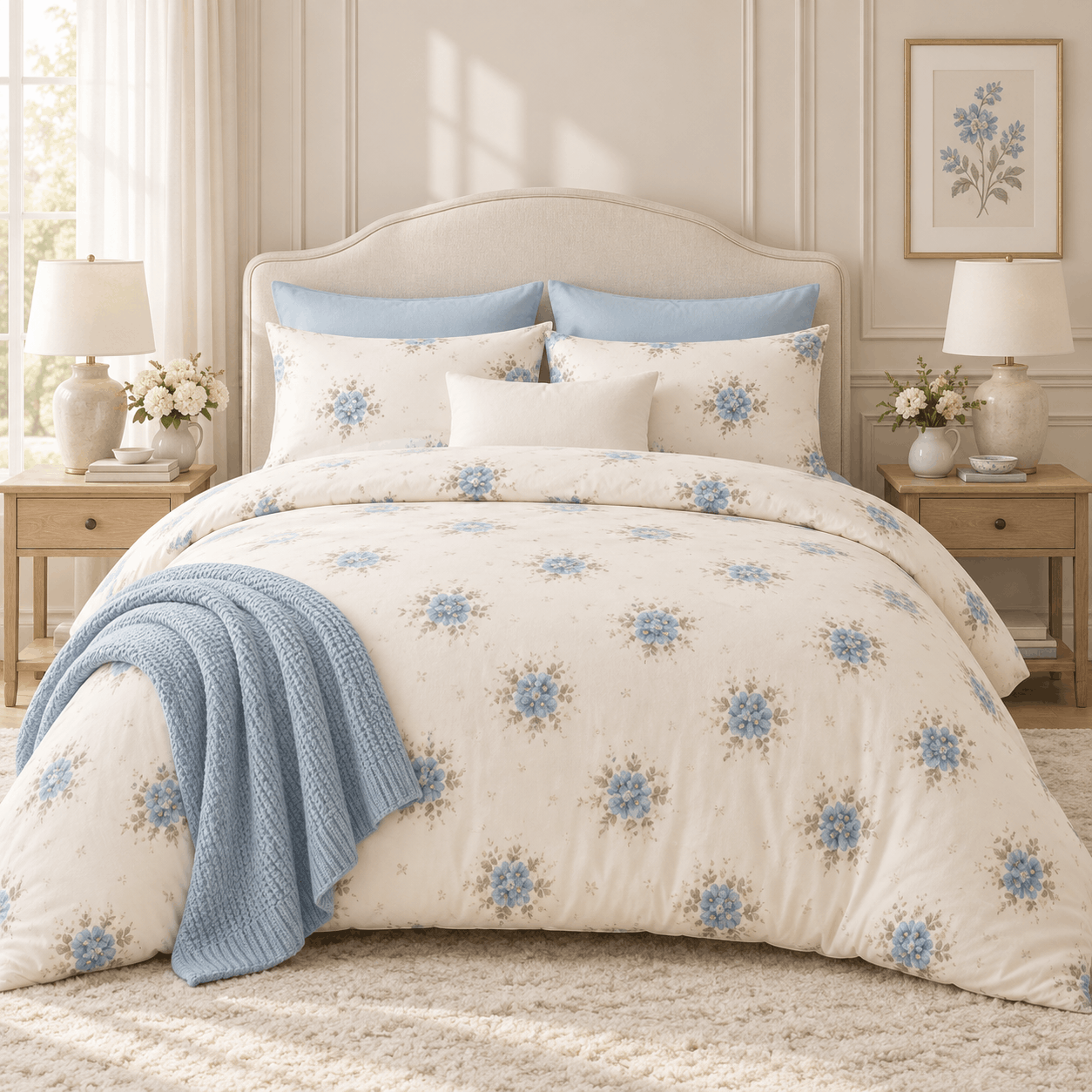 Deluxe Duvet Cover Set – Biancy Floury
